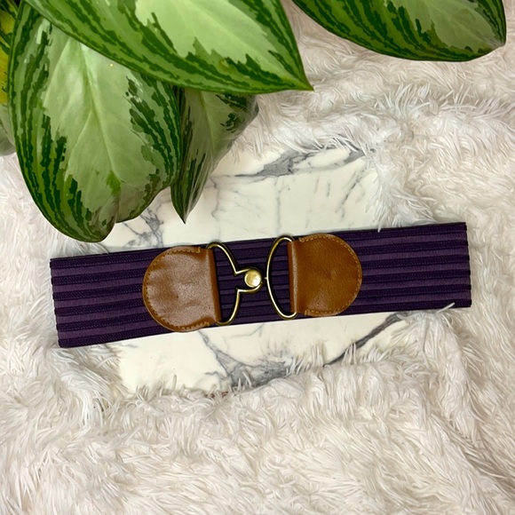 Old Navy - Eggplant Waist Belt - Picture 1 of 11